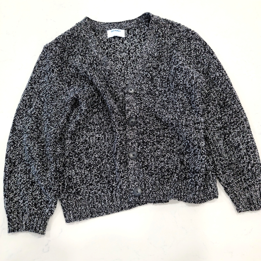 Black and white cardigan